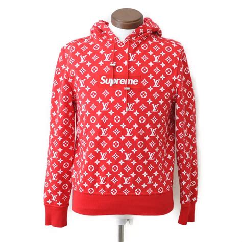 prezzo felpa louis vuitton|Supreme x Louis Vuitton Box Logo Felpa con cappuccio Rosso.